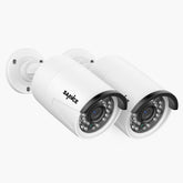 Certified Refurbished 3MP Full HD PoE IP Bullet Security Camera w/ Audio Recording for SANNCE NVR N98PBD/N96PBK